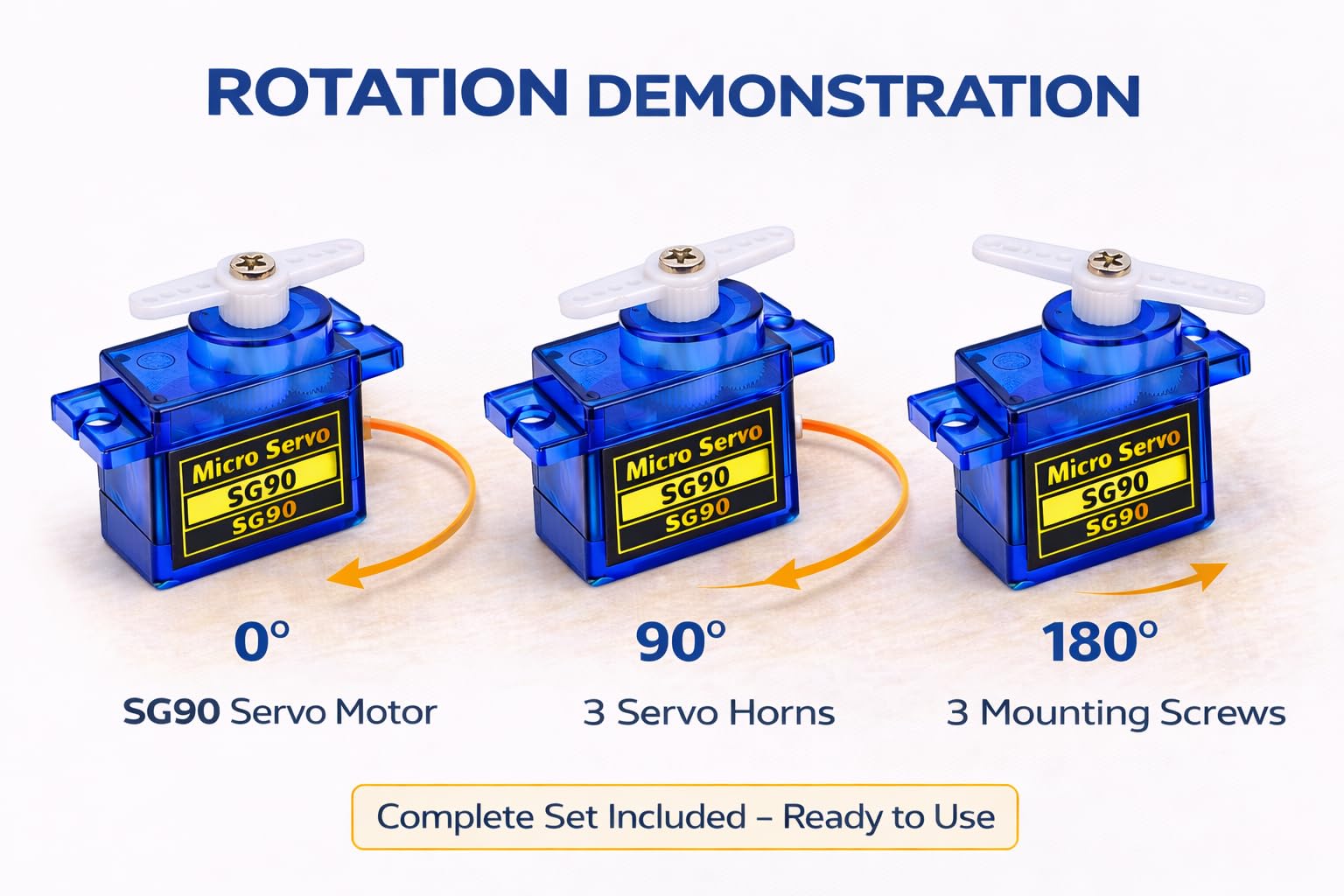 【すわっぐく】 Tishvi SG90 Micro Servo Motor (Plastic Gear) for Arduino & DIY